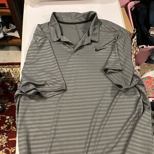 Nike Dri-FIT Gray Polo Shirt
